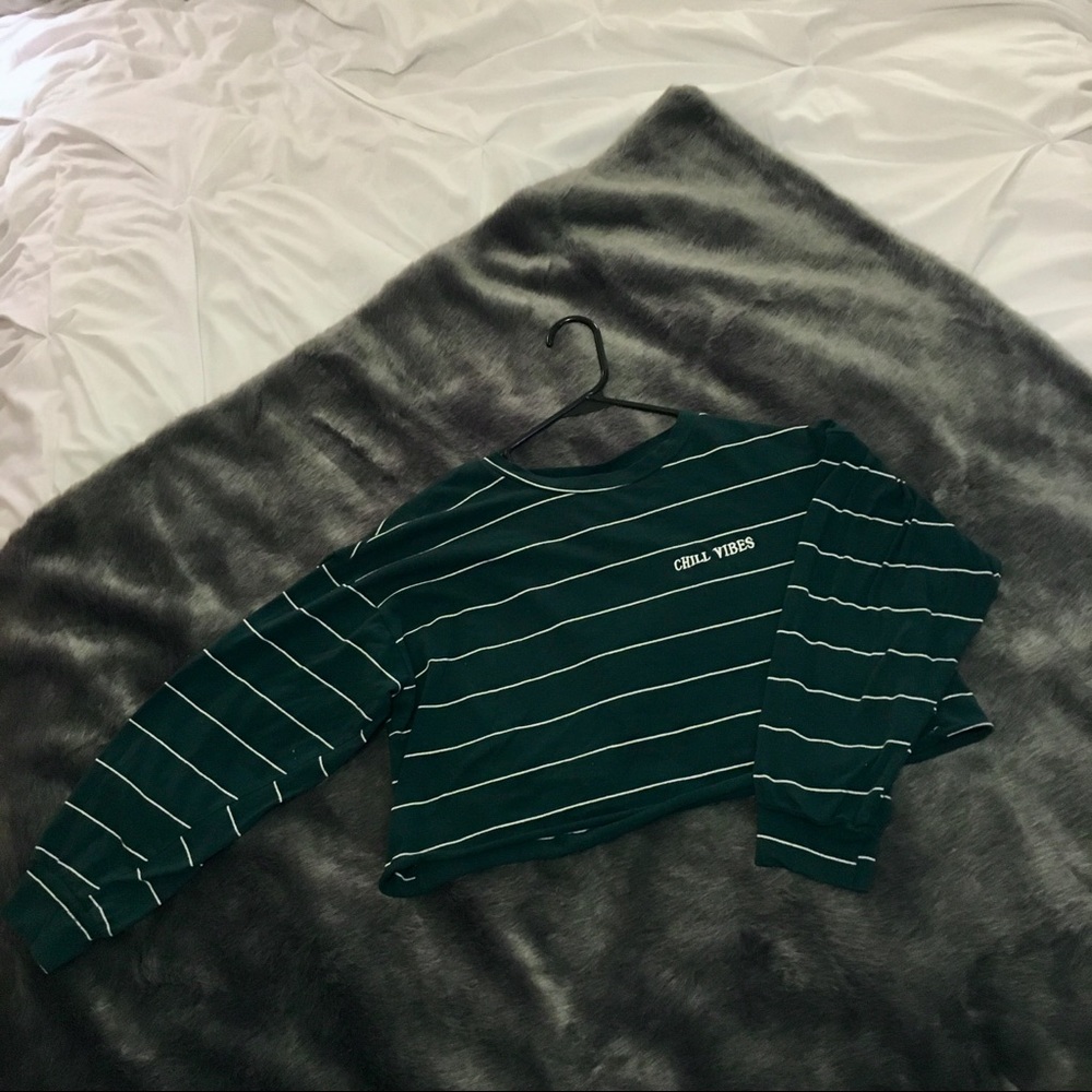 Chill Vibes Long Sleeved Crop Top